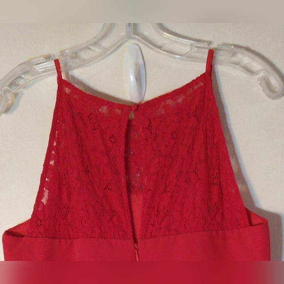 AIDAN MATTOX WOMEN'S/MISSES SIZE 12 RED OCCASION DRESS PARTY DATE WEDDING - Picture 5 of 10